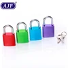 AJF Hot selling newest rectangular colorful alum-oxidized love lock