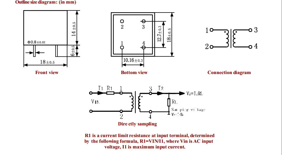 mini voltage transformer,potential transformer