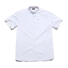 Summer casual white short-sleeved shirt men's dress shirt