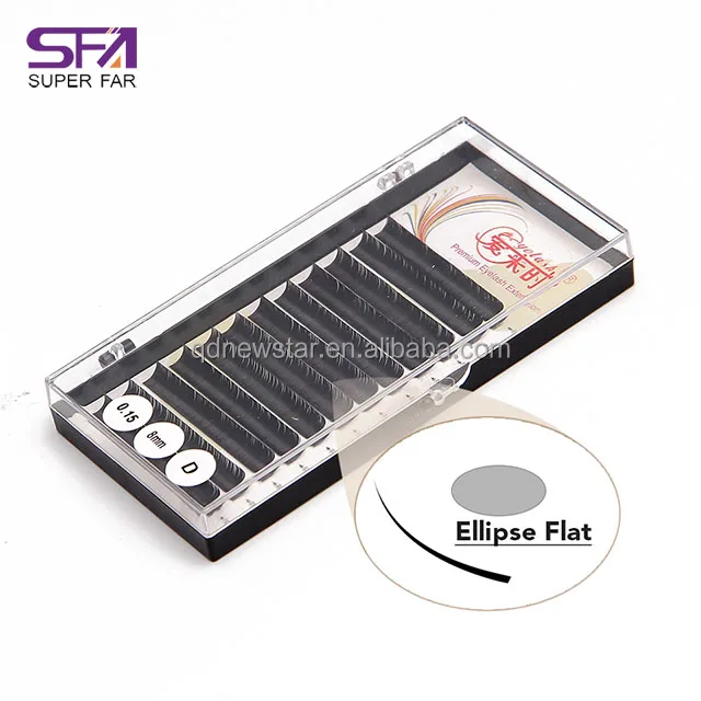 Matte shiny J B C D .10 .15 .20 mm pbt material silk lashes extension flat ellipse eyelashes, Natural black;other color
Matte shiny J B C D .10 .15 .20 mm pbt material silk lashes extension flat ellipse eyelashes, Natural black;other color