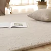 Gray/White/Red faux rabbit fur polyester rug area carpet super soft for living room kids room
