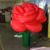 Vivid Inflatable Plant Inflatable Rose Flower Lighting For Stage Valentine's day
