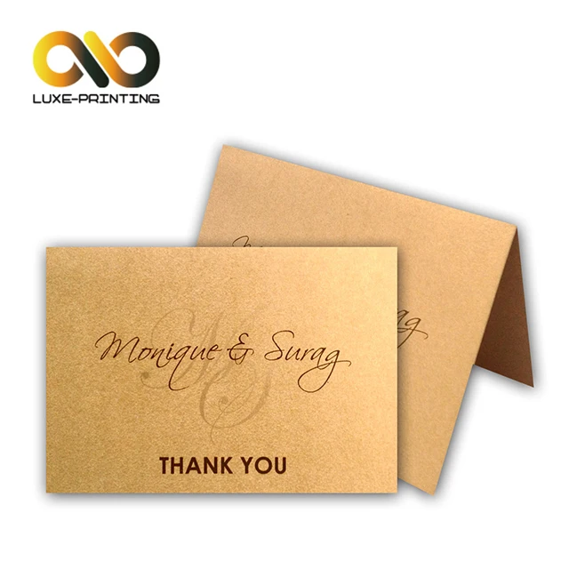 handmade decorative 120gsm kraft paper gift card envelope