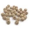 Eco-Friendly Unfinished Wood Round Craft Beads for Jewelry Bracelet or Necklace