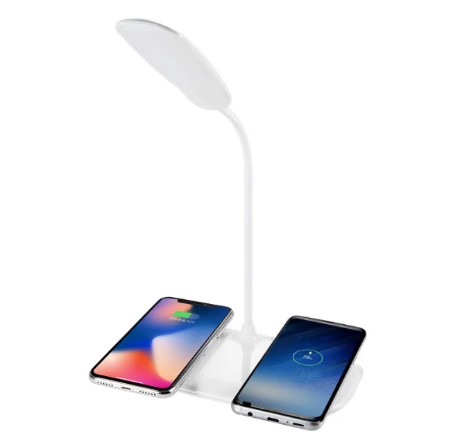 Brand new Liwer portable 2 in 1 mobile phone 5v universal desk lamp wireless charger, White
Brand new Liwer portable 2 in 1 mobile phone 5v universal desk lamp wireless charger, White