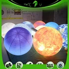 Planet LED Inflatable Balloon Mars Lighting Customized Size Helium