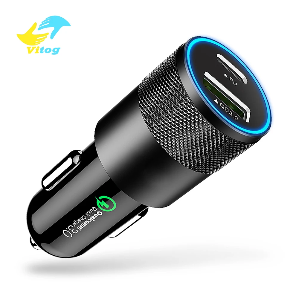 New Car Charger QC3.0 Fast Charger PD Car Charger Type-c Quick Charging with Package
New Car Charger QC3.0 Fast Charger PD Car Charger Type-c Quick Charging with Package