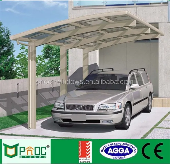Top quality 10years warranty aluminum attached metal carports