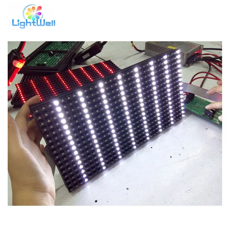 p10 white color led module, p10 white color led display sign