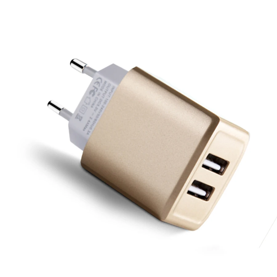 2 port EU plug travel charger micro usb wall charger for For Iphone, Gold/black/blue/red/white
2 port EU plug travel charger micro usb wall charger for For Iphone, Gold/black/blue/red/white