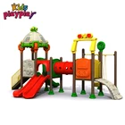 New cheap CE standard exciting plastic castle playground equipment outdoor children slide
