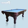 Popular American style high quality cotton flannel cloth snooker table billiards pool cue