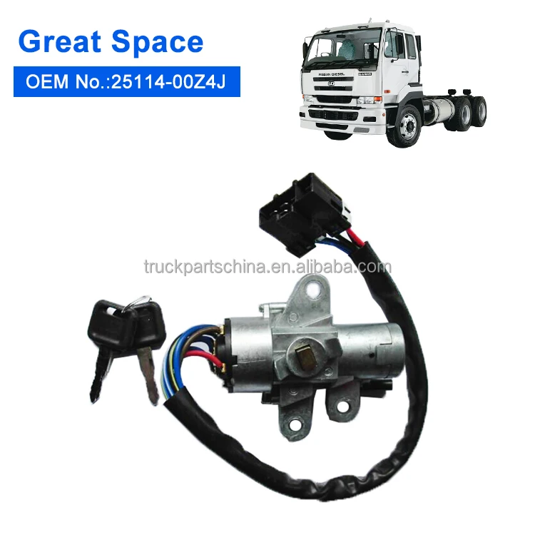 China supplier Hot sell diesel ignition switch assembly for ud 25114-00Z4J truck auto parts