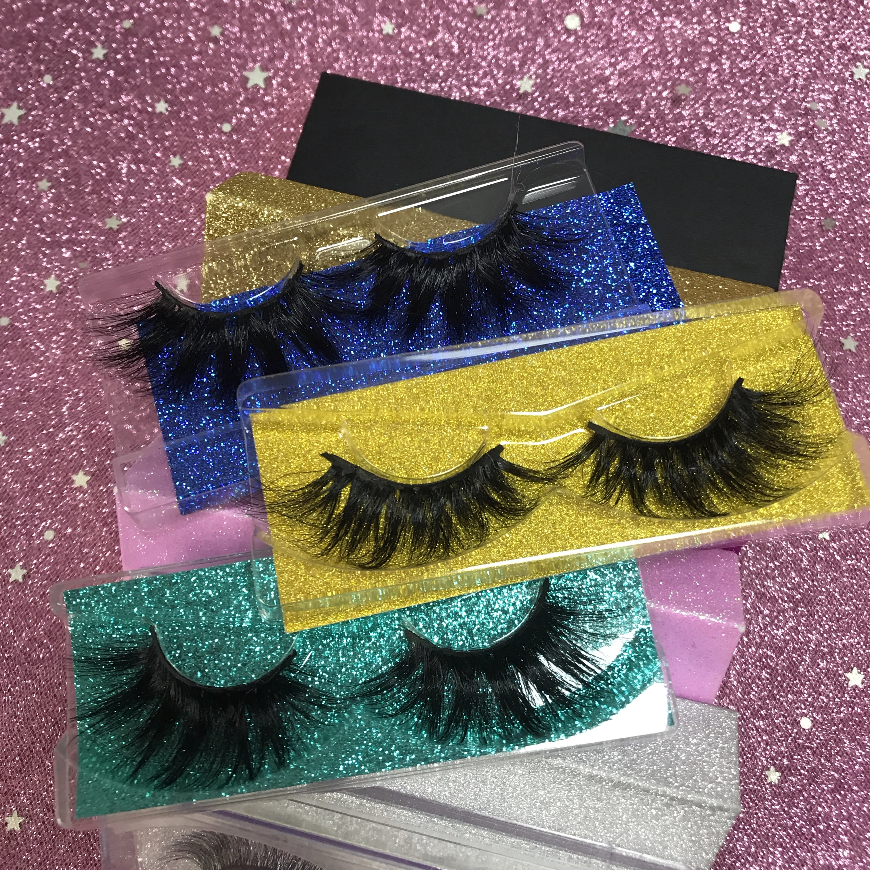 10 pairs hot sale real mink 5d 25mm eyelashes with glitter rectangle eyelash cases free shipping, Natural black eyelash
10 pairs hot sale real mink 5d 25mm eyelashes with glitter rectangle eyelash cases free shipping, Natural black eyelash