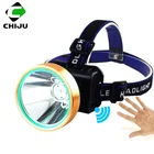 NEW style super bright high power built in lithium battery rechargeable motion sensor headlamp