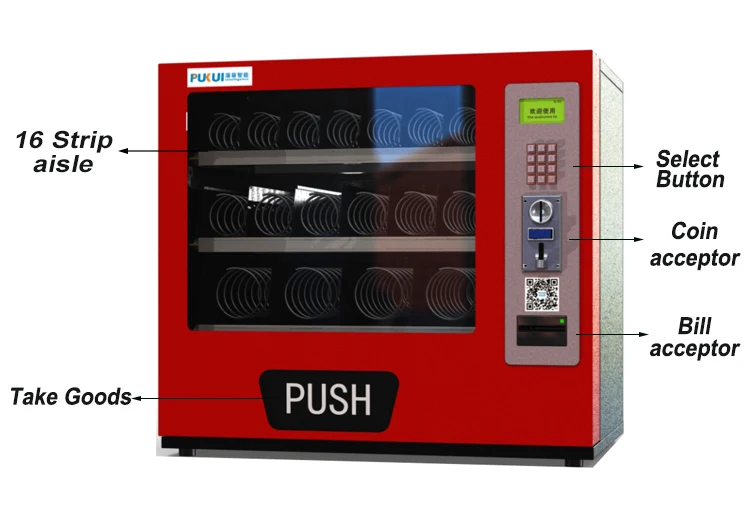 snack/condom vending machine - buy living   kiosk