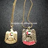 2018 Fashion UAE gift plate gold eagle necklace