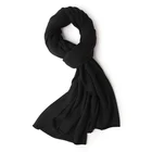 high quality OEM simple design solid camel color women cashmere shawls for winter