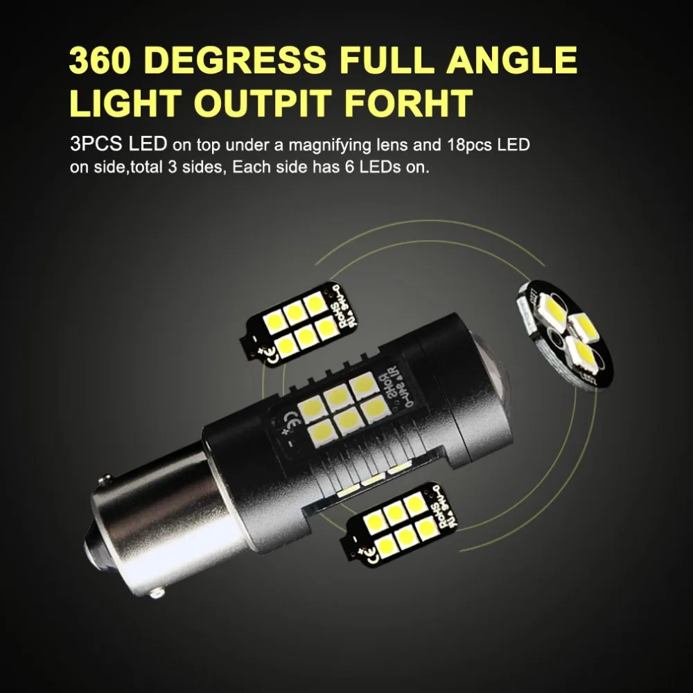 ba15s led yellow 