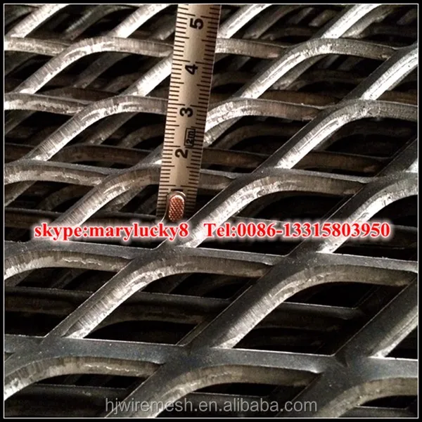 Expanded Metal Sheets 4x8 Flattened Carbon Steel Expanded Metal Sheet