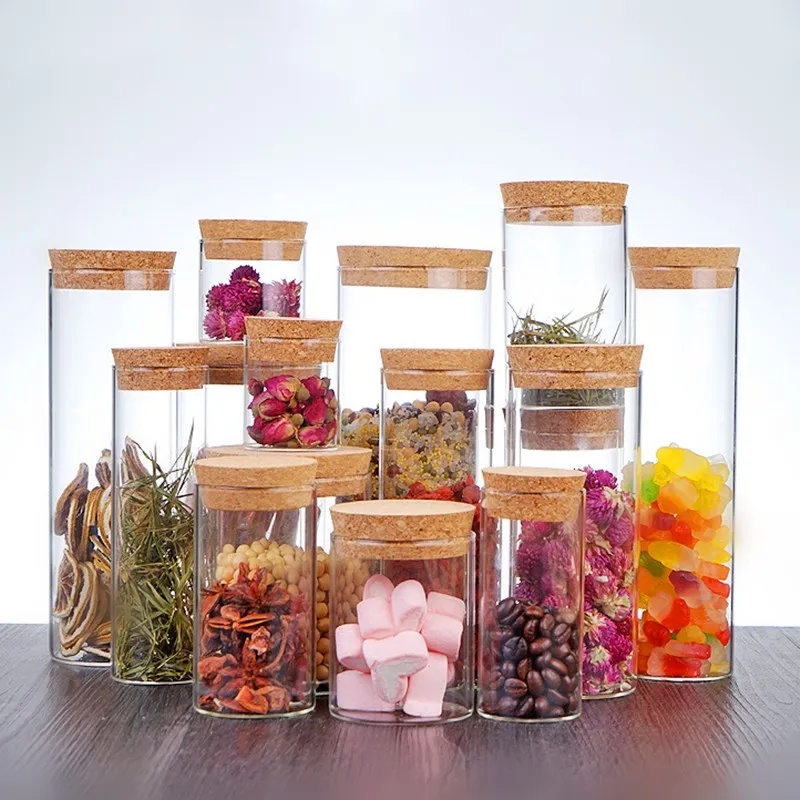 Diameter 55 mm / 47mm eco-friendly glass jar with wooden cork lid, Transparent
Diameter 55 mm / 47mm eco-friendly glass jar with wooden cork lid, Transparent
