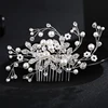 Wholesale Flowers Bridal Headpiece Comb Wedding Hair Accessories White Hair Comb