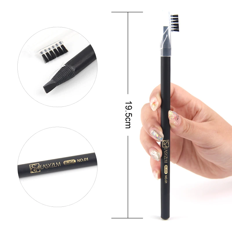 Easyzlm Waterproof Paper Roll Permanent Cosmetic Makeup Eyebrow Pencil both for tattoo design and daily use, Black/brown/natural brown/gray/dark gray
Easyzlm Waterproof Paper Roll Permanent Cosmetic Makeup Eyebrow Pencil both for tattoo design and daily use, Black/brown/natural brown/gray/dark gray