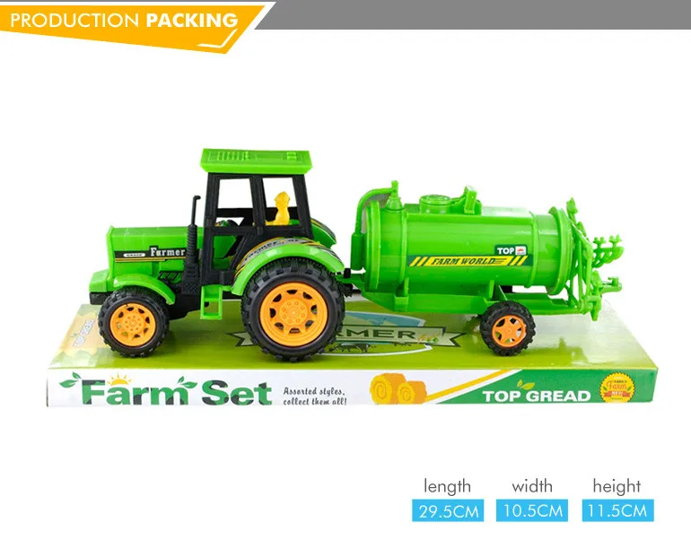 factory out-let inertial farmer truck farm tractor toys