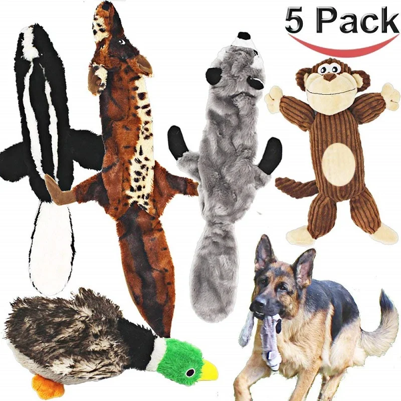 No Stuffing Animals Dog Plush Toy,Dog Squeaky Toys and pet chew toys for Large,Medium to Small Doggie
No Stuffing Animals Dog Plush Toy,Dog Squeaky Toys and pet chew toys for Large,Medium to Small Doggie