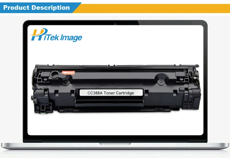 Compatible used printers toner cartridge for hp laserjet p1007 1008 CC388A C388 388A 88A1006 1108 M1136 1213NF 1216NFH