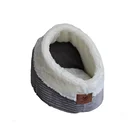 pets cat igloo bed cat house pet custom dog bed for luxury dog beds private label with long plush