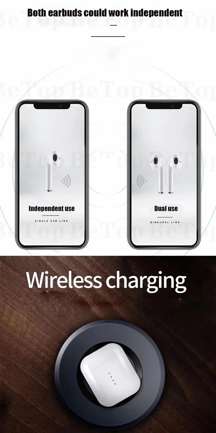 i100 tws i10tws wireless earphone mobile accessories wireless earbuds - ANKUX.COM