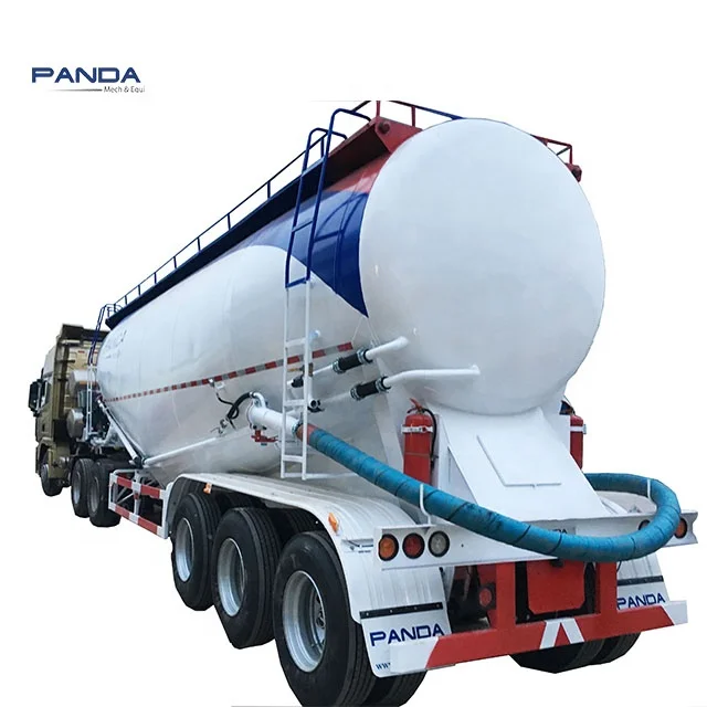 Alibaba in spain 55cbm bulk cement tanker trailer truck for sale