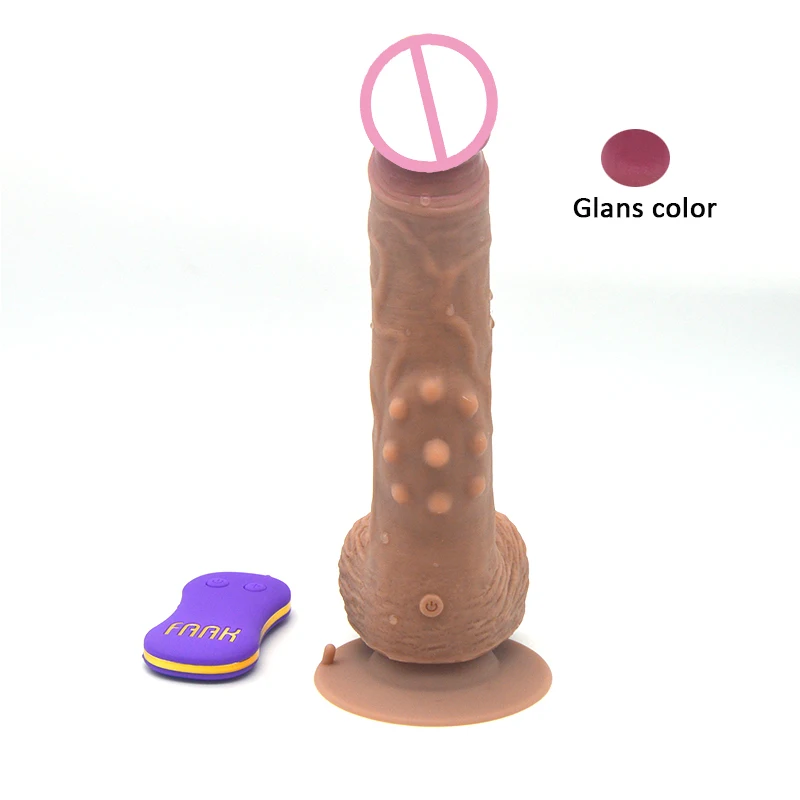 FAAK 21.5cm plused electric dildo remote penis vibrator Sex toys women vibrator sex toy for women adult