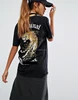 Ladies Cotton Lycra T-Shirt MGOO Fashion Stylish Longline Womens Tee Summer Short Sleeve Printing Tshirt Custom
