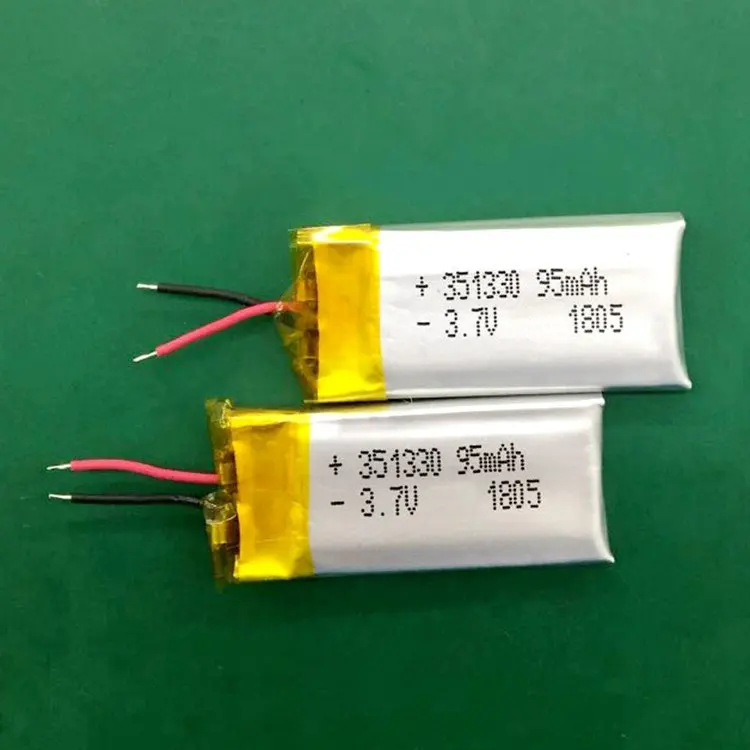 lithium polymer battery 3.7V 95mAh 351330 lipo for bank pos machine for portable scanner
