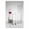 Wholesale price cheap tall glass cylinder vases With Promotional