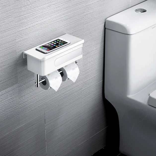 Bathroom accessories series white eco-friendly metal multifunction toilet roll paper tissue holder
Bathroom accessories series white eco-friendly metal multifunction toilet roll paper tissue holder