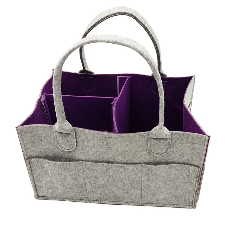 Large Portable Felt Baby Storage Diaper Caddy Organizer Folding Durable Baby Diaper Caddy Mother Bag, Customized
Large Portable Felt Baby Storage Diaper Caddy Organizer Folding Durable Baby Diaper Caddy Mother Bag, Customized