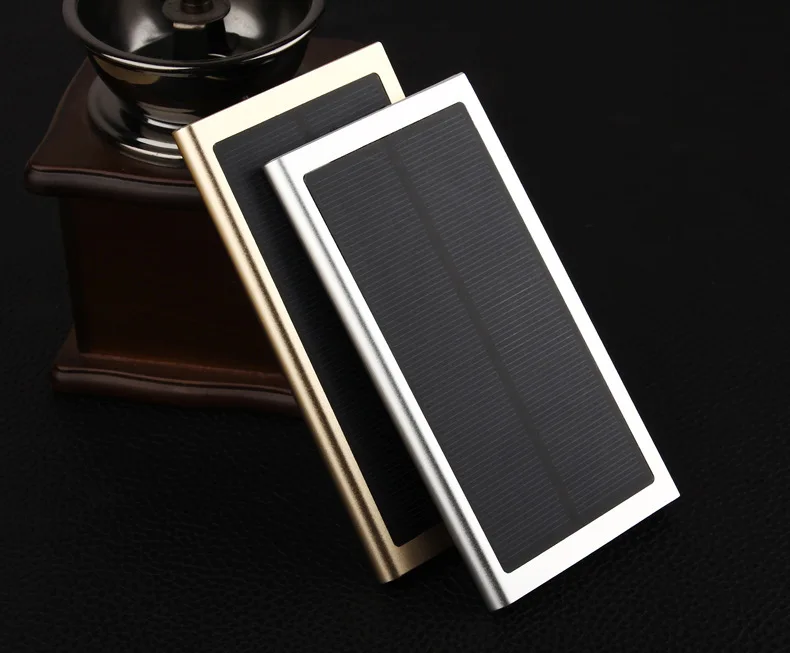 Portable mobile phone accessories 10000mah solar mobile phone charger power bank slim - ANKUX.COM