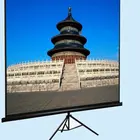70" to 135" diagonal portable compact tripod standing projector screen