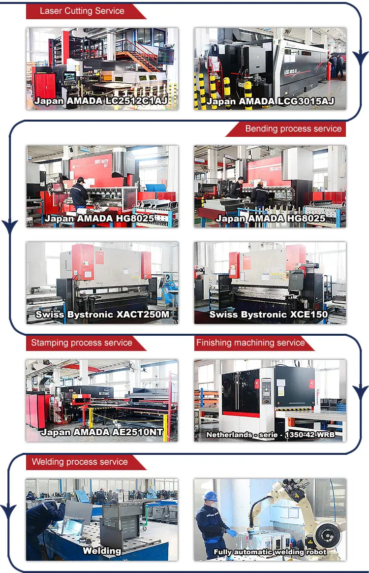 China made laser cutting service stainless steel CNC machining sheet metal parts
