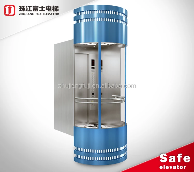 China elevator ascensor elevator 6 person passenger lift house elevator in glass