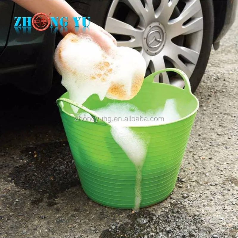 outdoor waterproof pe flower bucket plastic