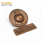 Cheap Custom Size Rare Metal Brass Coins Maker