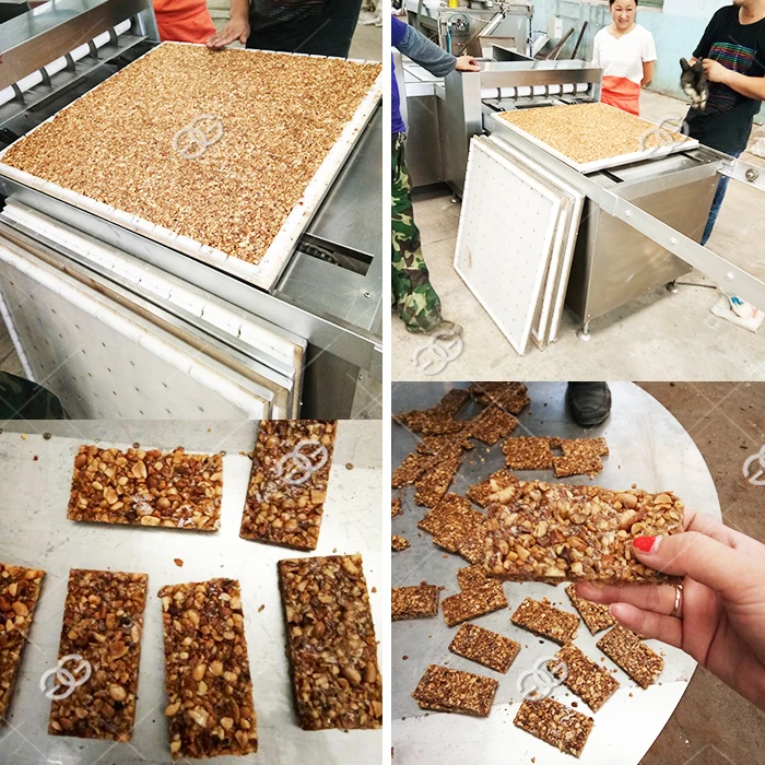 Factory Price Stainless Steel Peanut Candy Cutter Granola Bar Nougat Cutting Machine