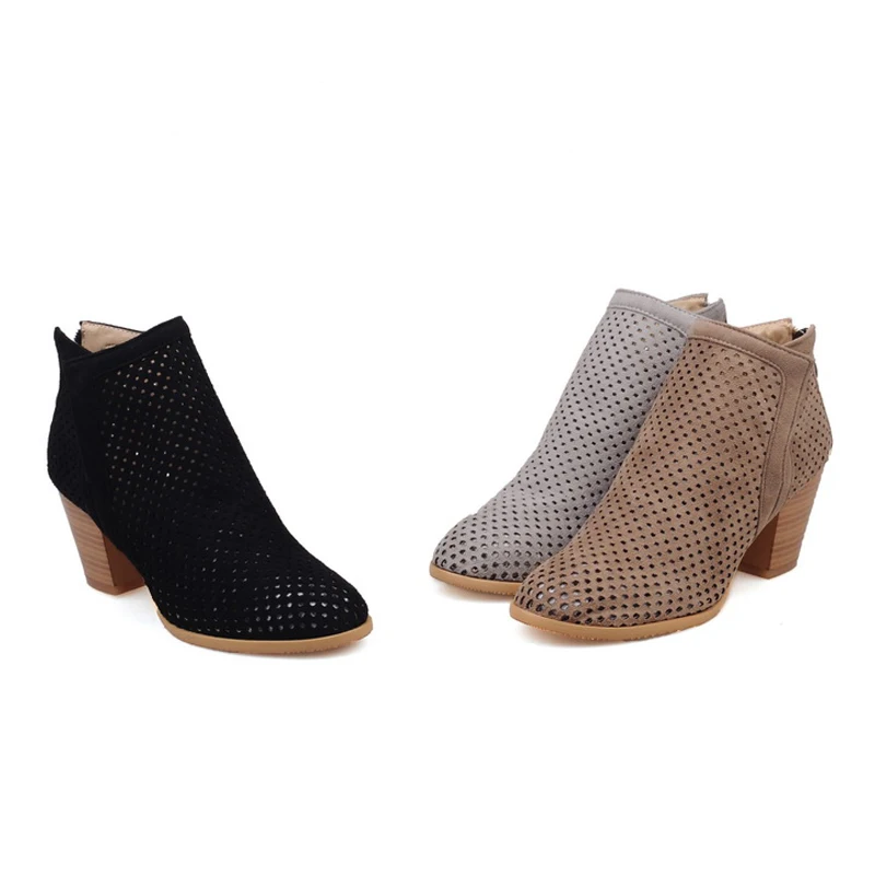 Fashion Womens Mesh Ankle Boots Square High Heels 2021 Summer Lady Shoes Female Zapatos Chaussures 32-43 botas mujer feminina
Fashion Womens Mesh Ankle Boots Square High Heels 2021 Summer Lady Shoes Female Zapatos Chaussures 32-43 botas mujer feminina