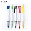 Reliabo Low Price Advertisement Multi Color Plastic Retractable Ball Pen With Clip