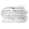 Wholesale king size high quality 100% polyester hotel comforter set white for home and hospitals