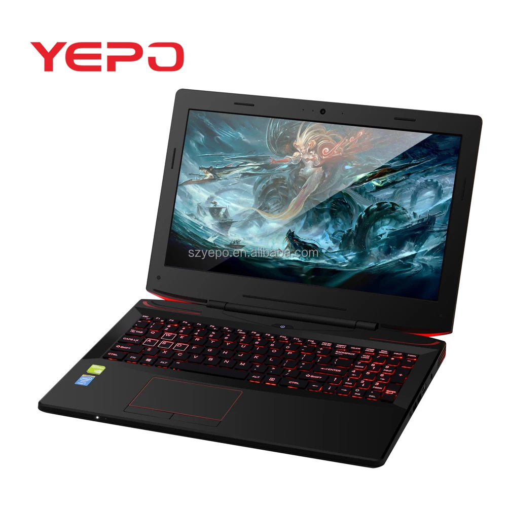 15.6 inch Gaming Laptop i7-7700HQ 8GB 2TB HDD
